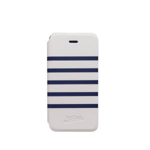 Etui Jean Paul Gaultier [Marinière - Blanc/Bleu ] pour iPhone 5 / 5s / 5se