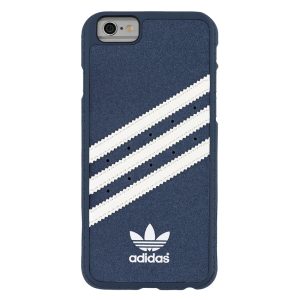 Coque Adidas Originals daim Bleu/Blanc pour iPhone 6 Pus / 6s Plus