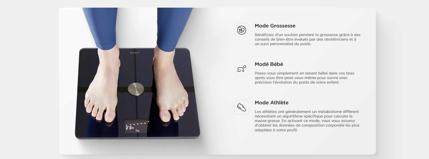 Balance Connectée WITHINGS Smart Body Cardio - KOX Maroc