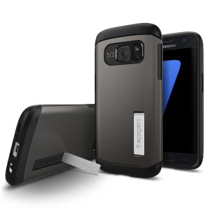 Coque Spigen Slim Armor - GunMetal pour Samsung Galaxy S7