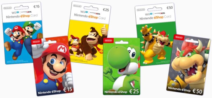 Nintendo eshop card что это